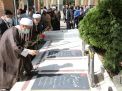 گزارش تصویری مراسم عطرافشاني و غبارروبي گلزار شهدا
